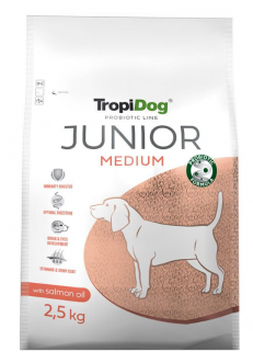 Tropidog Probiotic Line Somonlu Orta Irk Yavru 2.5 kg Köpek Maması kullananlar yorumlar